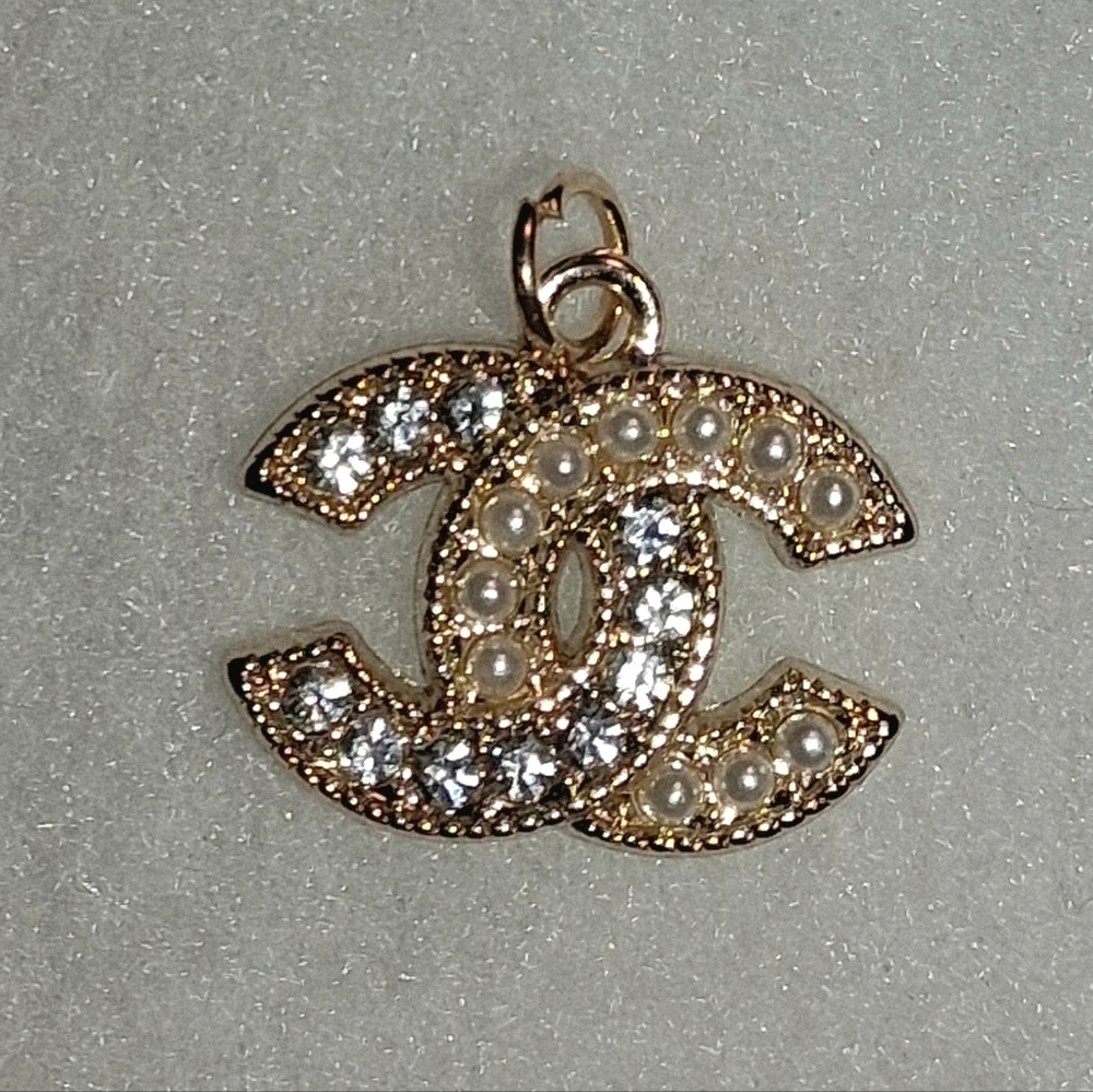 Pearl & Crystal Charm